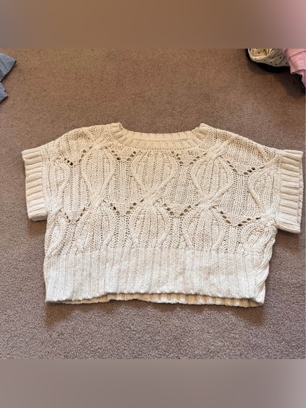 Chunky knit sweater